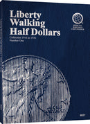 Whitman Folder: Walking Liberty Half Dollars #1- 1916-1936 #9021
