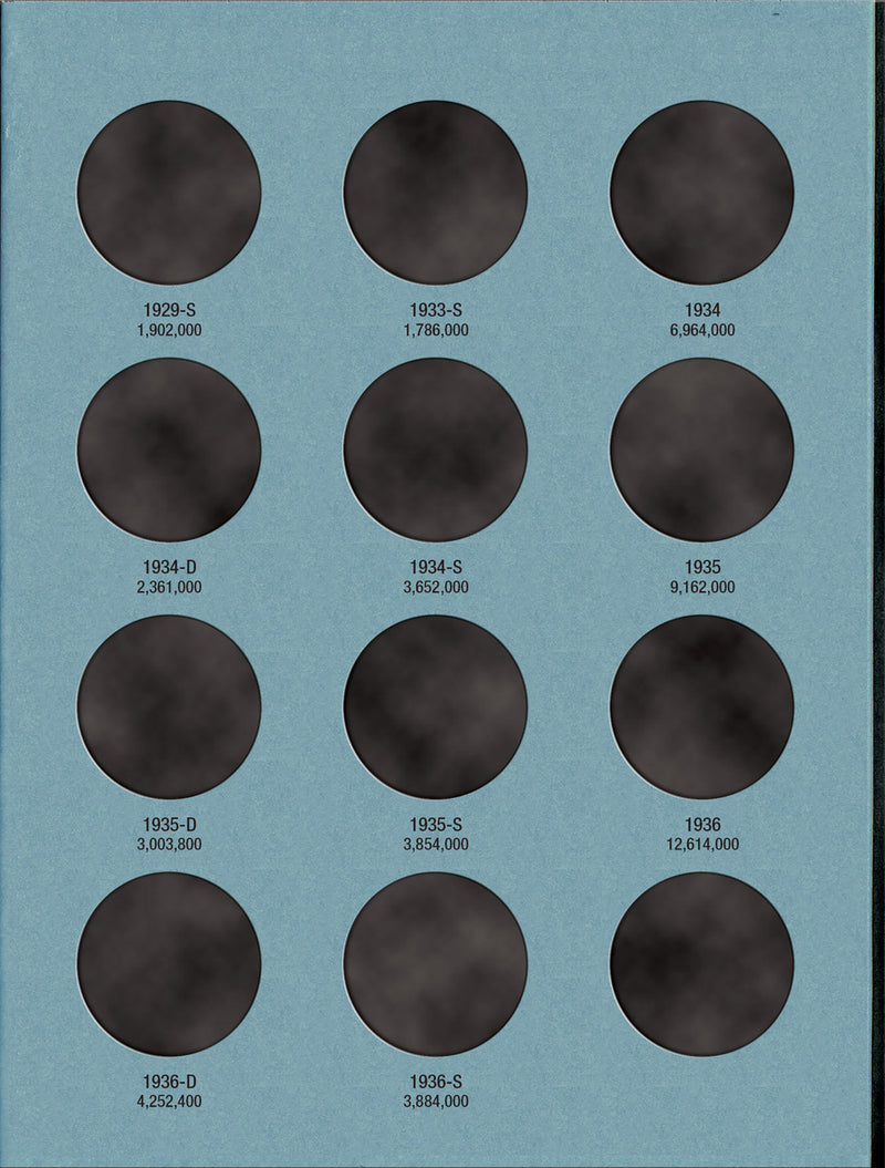 Whitman Folder: Walking Liberty Half Dollars #1- 1916-1936 #9021