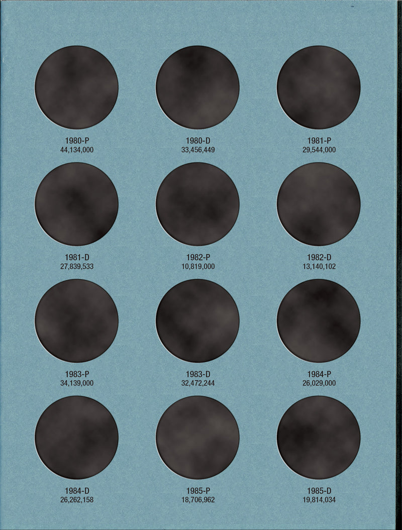 Whitman Folder: Kennedy Half Dollars #1: 1964-1985 #9699