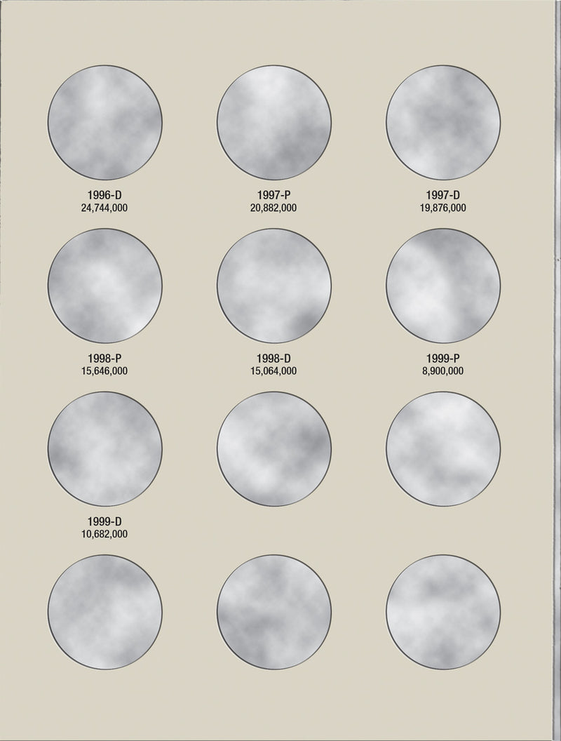 Harris Folder: Kennedy Half Dollars #2 1985-1999 #2697