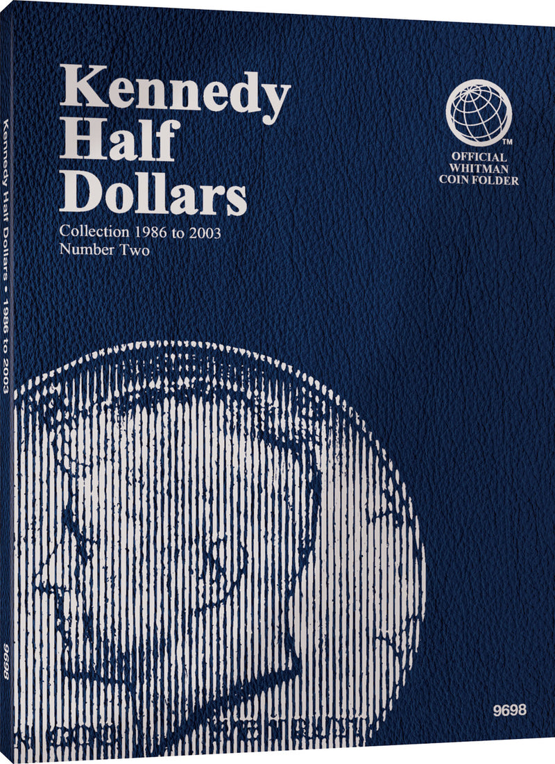 Whitman Folder: Kennedy Half Dollars #2: 1986-2003 #9698
