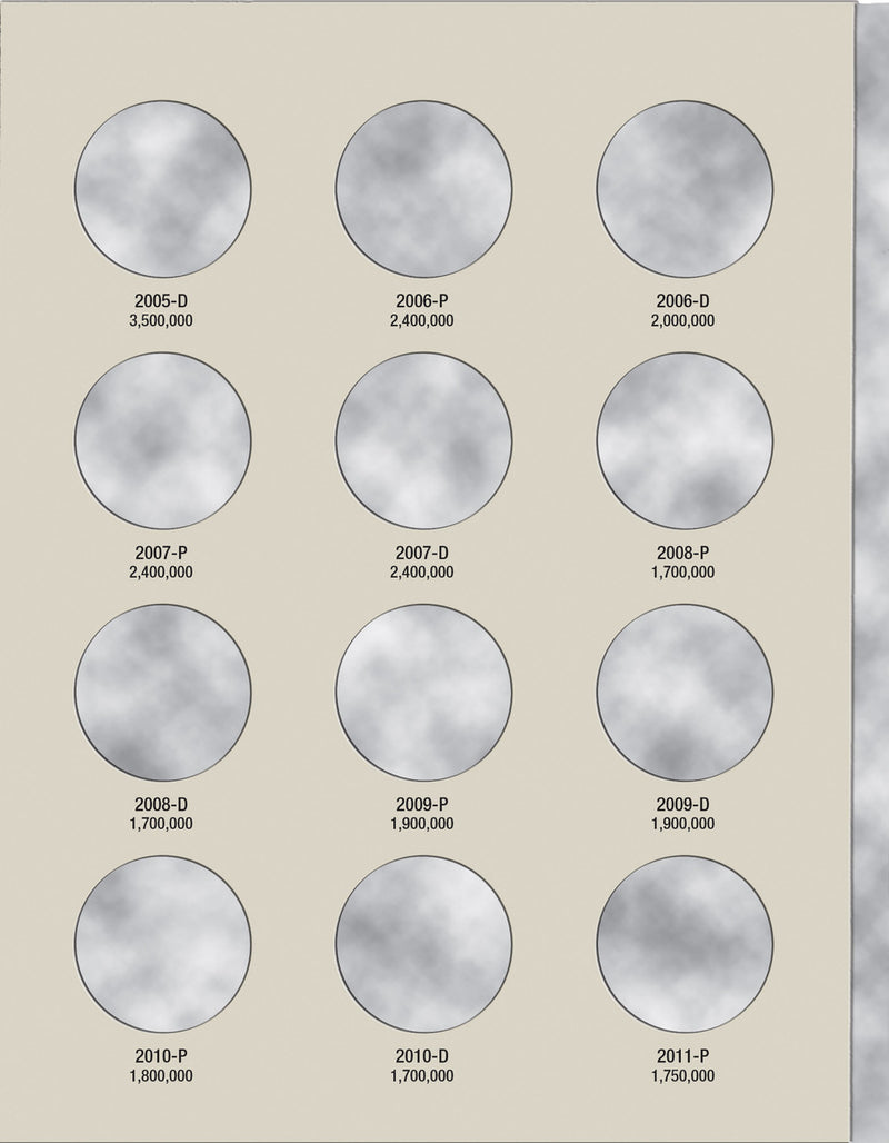 Harris Folder: Kennedy Half Dollars #3 2000-2016 #2942