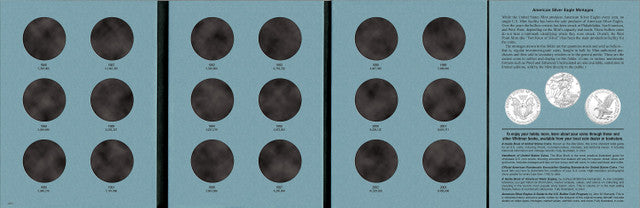 Whitman American Silver Eagles Folder, Volume One 1986-2003