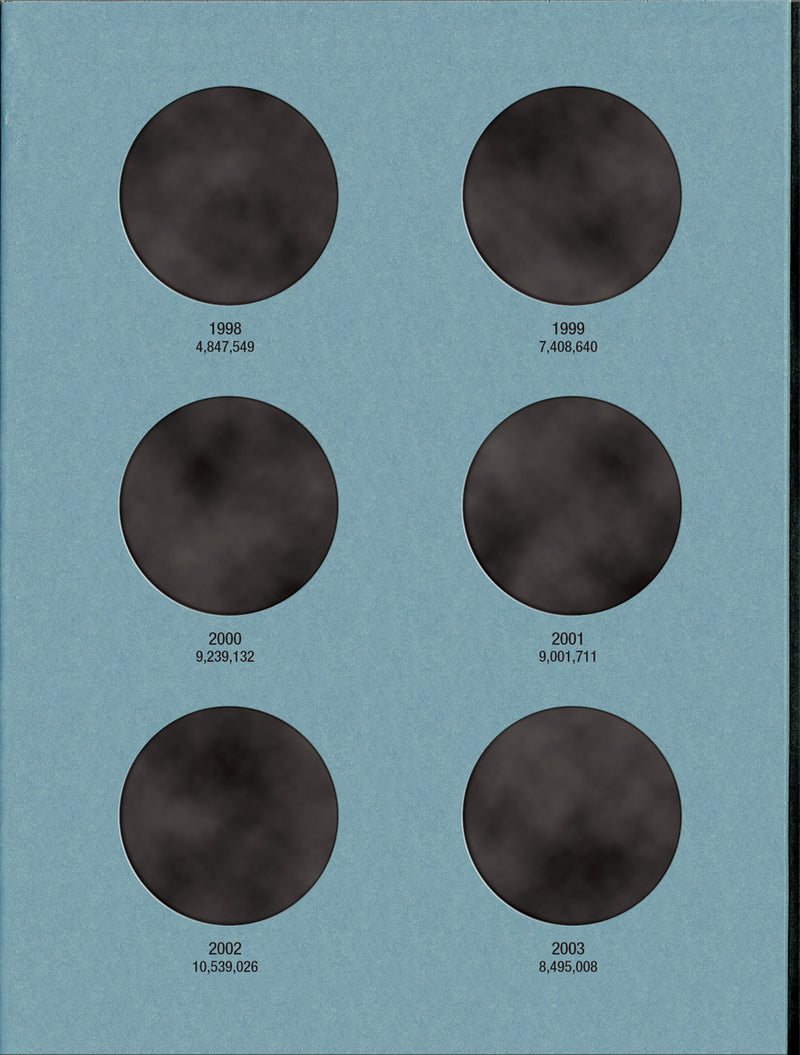 Whitman American Silver Eagles Folder, Volume One 1986-2003