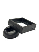 3D Black Floating Diagonal  Frame Display Case With Stand  -  SMALL