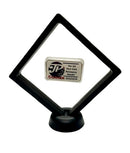 3D Black Floating Diagonal  Frame Display Case With Stand  -  LARGE