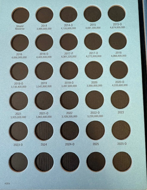 Whitman Folder: Lincoln Cents #4 2014- #4004