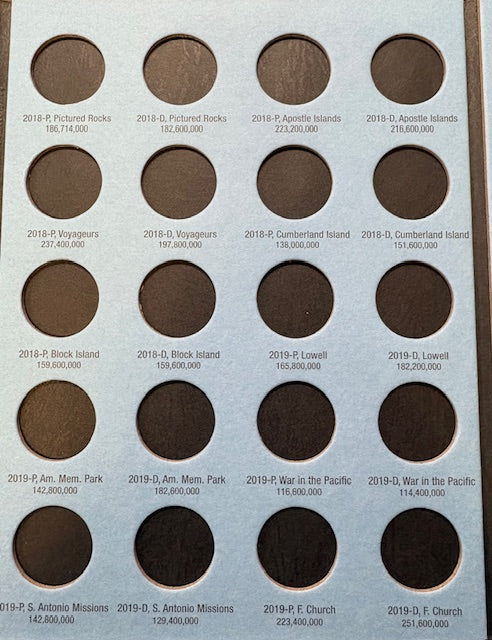 Whitman Folder: National Parks P&D Vol II 2016-2021