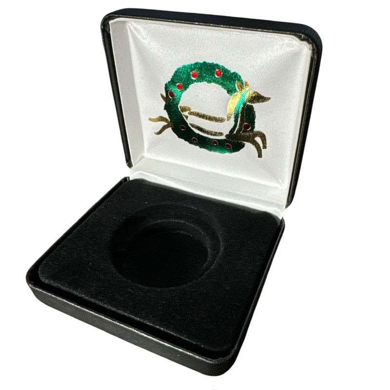 LSB1 Black Leatherette Display Box - Wreath