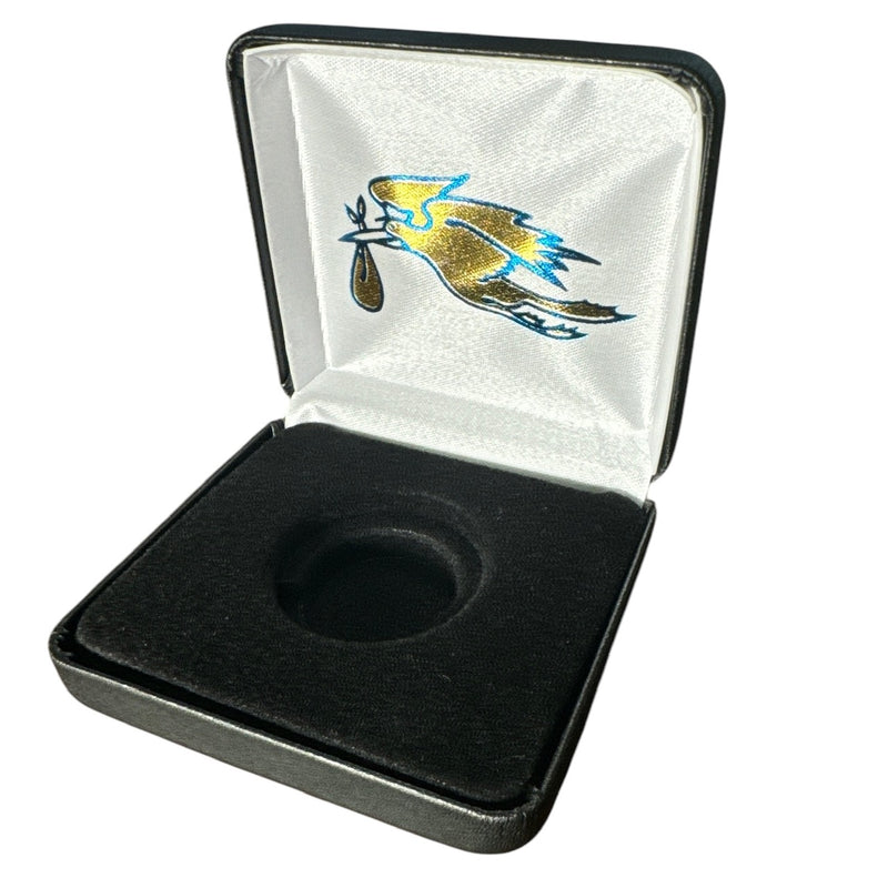 LSB1 Black Leatherette Display Box - Blue Stork