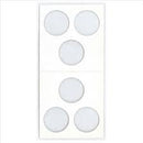 2x2 Cardboard Coin Holders for 3 Hole Cent/Dime 19mm or .75""
