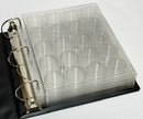BCW 3" Binder INCLUDES -  6 Guardhouse Large or Model H Coin Capsule Pages