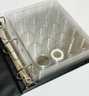 BCW 3" Binder INCLUDES -  6 Guardhouse Large or Model H Coin Capsule Pages