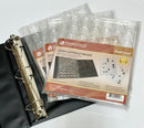 BCW 3" Binder INCLUDES -  6 Guardhouse Small or Model A Coin Capsule Pages