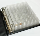 BCW 3" Binder INCLUDES -  6 Guardhouse Small or Model A Coin Capsule Pages