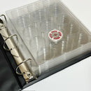 BCW 3" Binder INCLUDES -  6 Guardhouse Extra Large or Model I Coin Capsule Pages