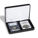 LH Nobile coin box for 2 Slabs - Black