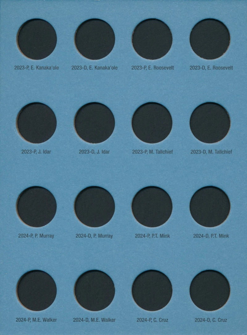 Whitman Folder: Crossing the Delaware and American Women Quarters Collection -