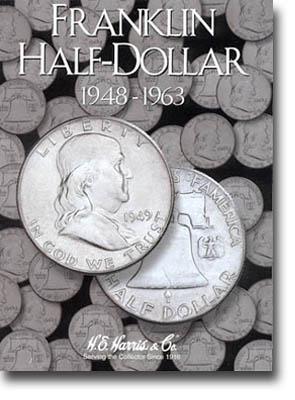 Harris Folder: Franklin Half Dollars 1948-1963