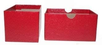 Single Row Slab or Crown Box - 4.5"- Red - 2165