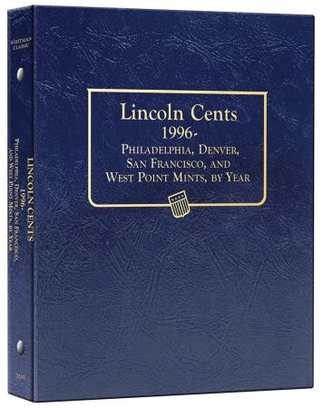 Whitman Albums: Lincoln Cents - Years: 1996-2024, P,D,S & W Mints,