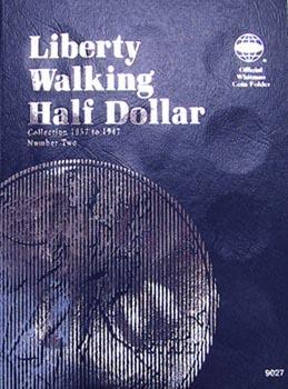 Whitman Folder: Walking Liberty Half Dollars