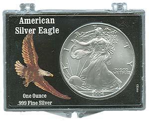 Marcus Snap Lock Silver Eagle: Soaring Bald Eagle