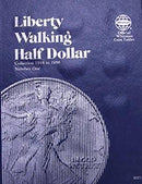 Whitman Folder: Walking Liberty Half Dollars