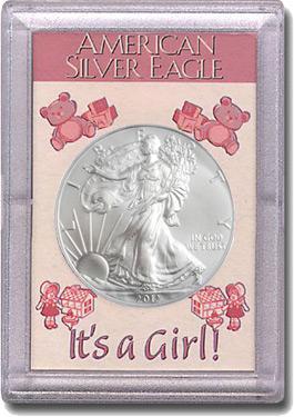HE Harris Frosty Case for Silver Eagles: It's A Girl!
