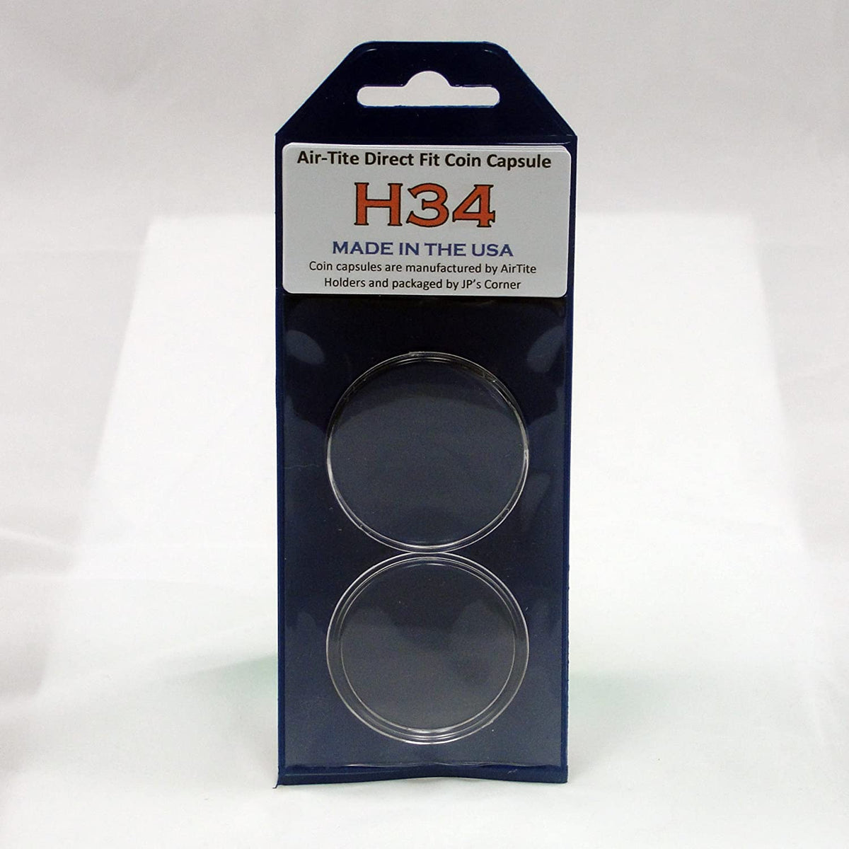 Capsule Per Monete XL CAPS - Da 29 A 76 Mm Di Diametro - Con Anelli Distanziatori In Schiuma - Confezione Da 2