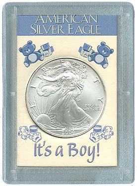 HE Harris Frosty Case for Silver Eagles: It's A Boy!