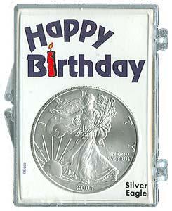 Marcus Snap Lock Silver Eagle: Happy Birthday