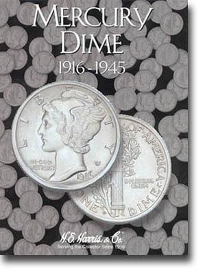 Harris Folder: Mercury Dimes 1916-1945