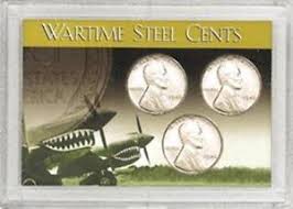 HE Harris Frosty Case for  Wartime Steel Cents, 3 Coin - 19mm