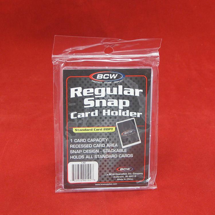 BCW Regular Snap Card Holder - 1-RS