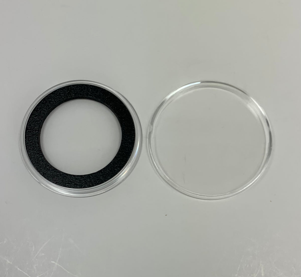 Air-Tite High Relief 40mm Black Ring Coin Capsules For 2oz