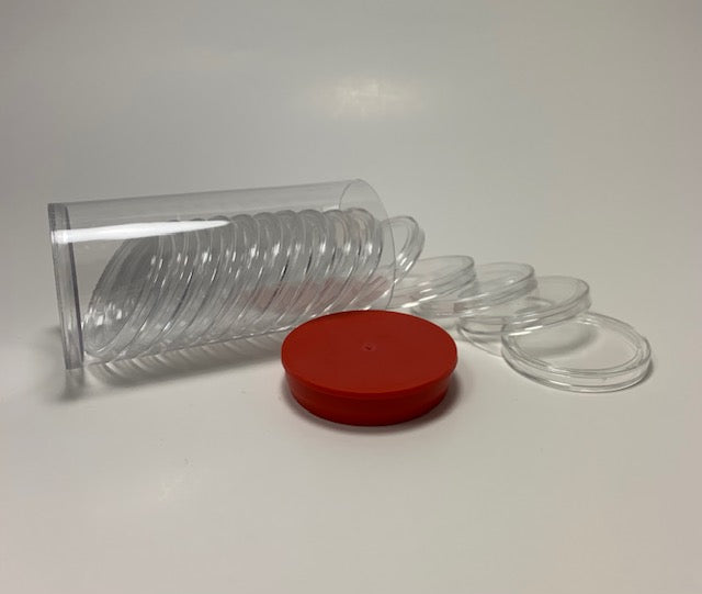 Coin Capsule Storage Tubes for Model "X" Air-Tites