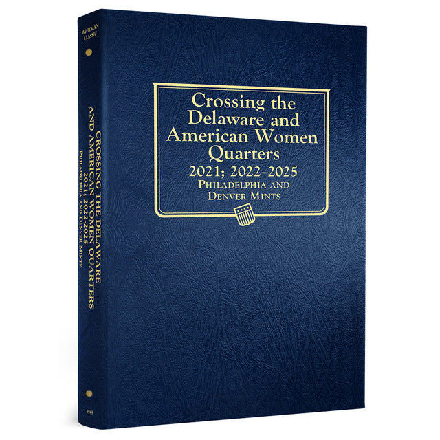 Whitman Albums: Crossing the Delaware and American Women Quarters -
