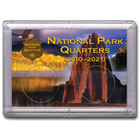 HE Harris Frosty Case: National Park Quarters Mountain 2 Holes - 24mm  / CLOSEOUT