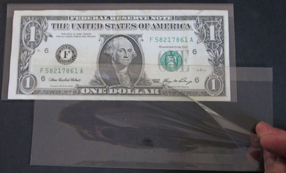 mylar sleeves for cards SuperSafe Mylar Currency Sleeves: Modern Currency MG440