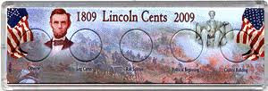 Lincoln Cent 5 Hole Case