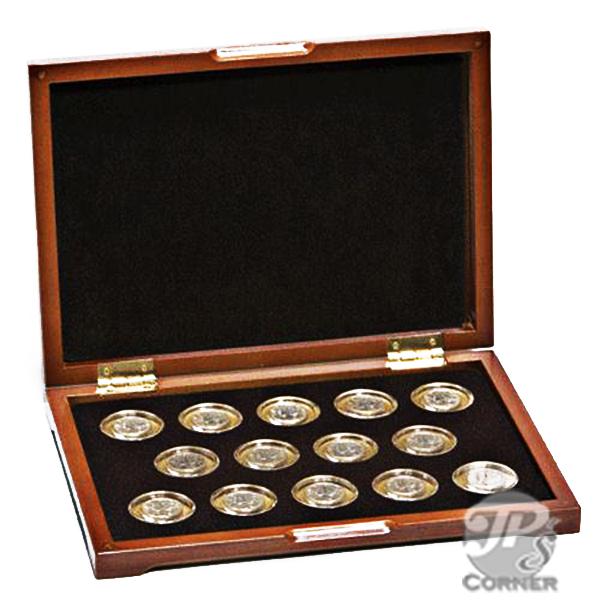 PC-5 Wood Coin Presentation Case